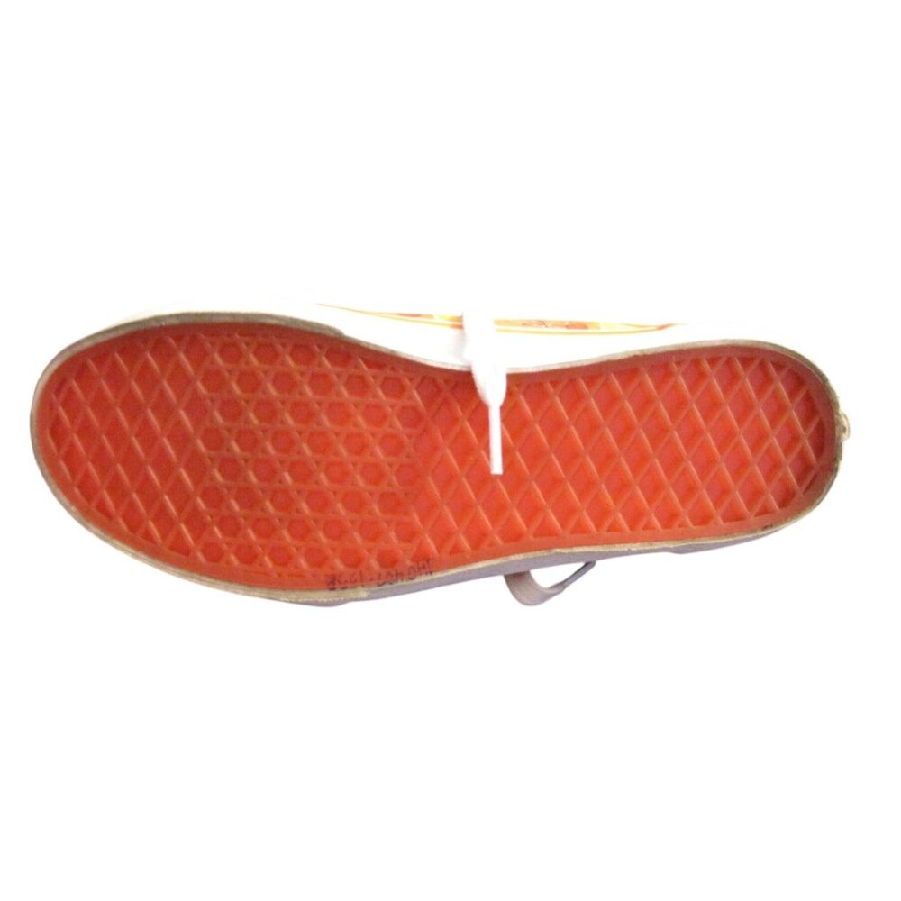 Vans Women's 7 Orange Yellow Tropical Fruit Print Sneakers Tennis Shoes - Picture 5 of 5